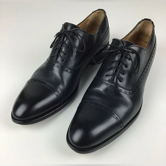 Mezlan leather oxford dress shoes men’s 13 M black Mezlan Wingtip Shoes Black Mens Derby Oxford Tasso main image 3
